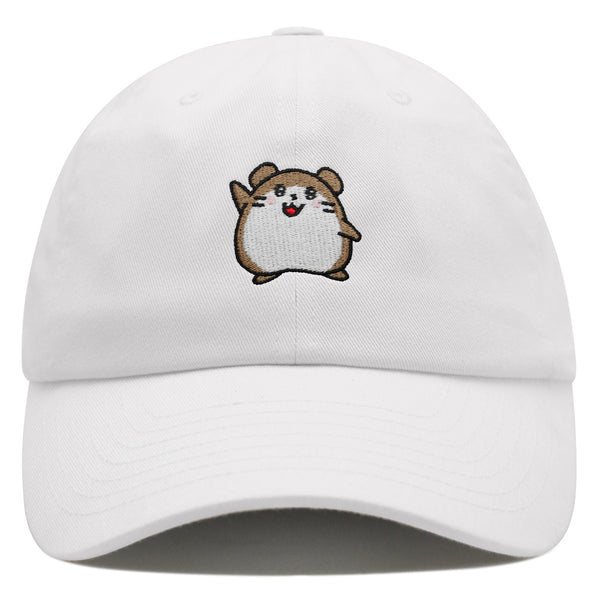 Hamster Hi Premium Dad Hat Embroidered Cotton Baseball Cap Hamster Hi