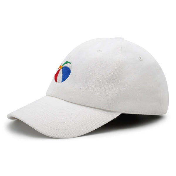 Colorful Beach Ball Premium Dad Hat Embroidered Cotton Baseball Cap Vibrant Playful