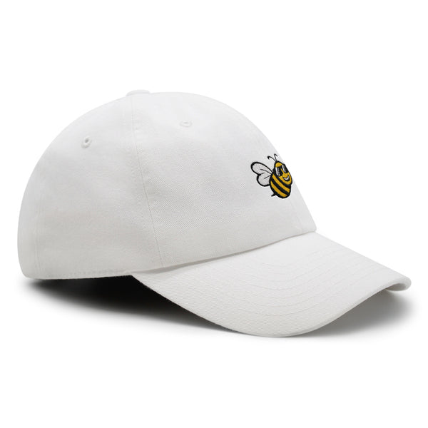 Cool Bee Premium Dad Hat Embroidered Cotton Baseball Cap Applique Insect