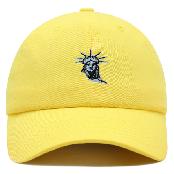 Statue of Liberty Face Premium Dad Hat Embroidered Cotton Baseball Cap New York New Yorker