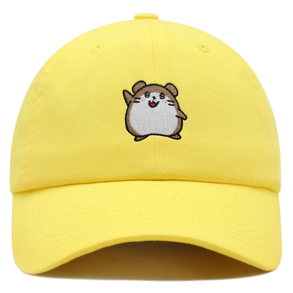 Hamster Hi Premium Dad Hat Embroidered Cotton Baseball Cap Hamster Hi