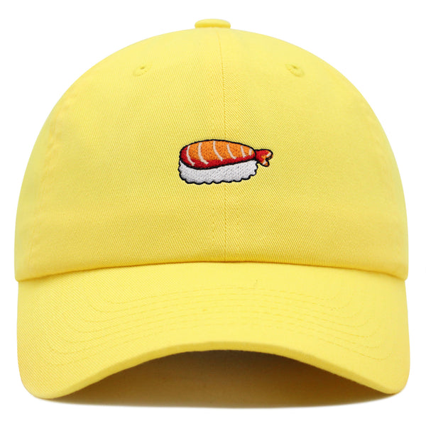 Shrimp Sushi Premium Dad Hat Embroidered Cotton Baseball Cap Shrimp Sushi