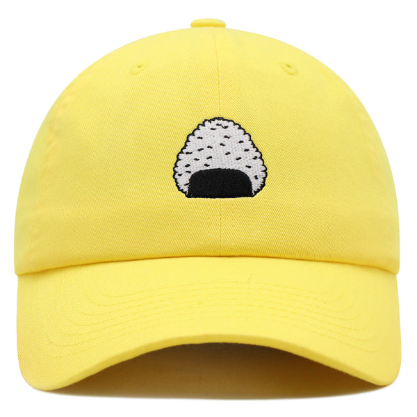 Onigiri Premium Dad Hat Embroidered Cotton Baseball Cap Onigiri Embroidery