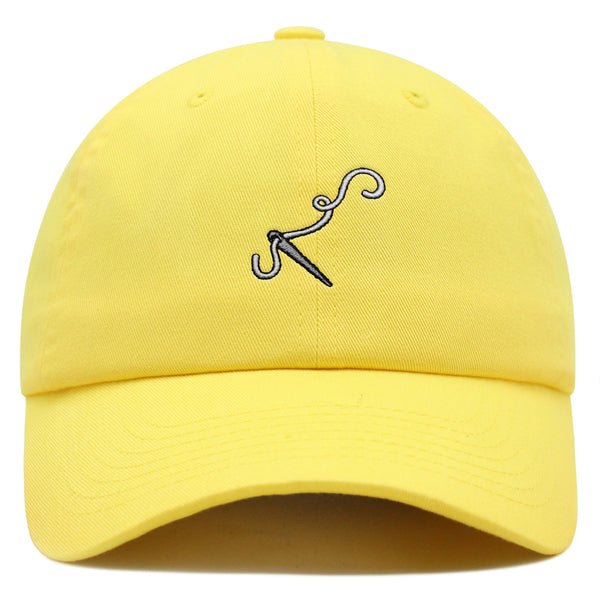 Sewing Needle 2 Premium Dad Hat Embroidered Cotton Baseball Cap Stitchcraft Crewel