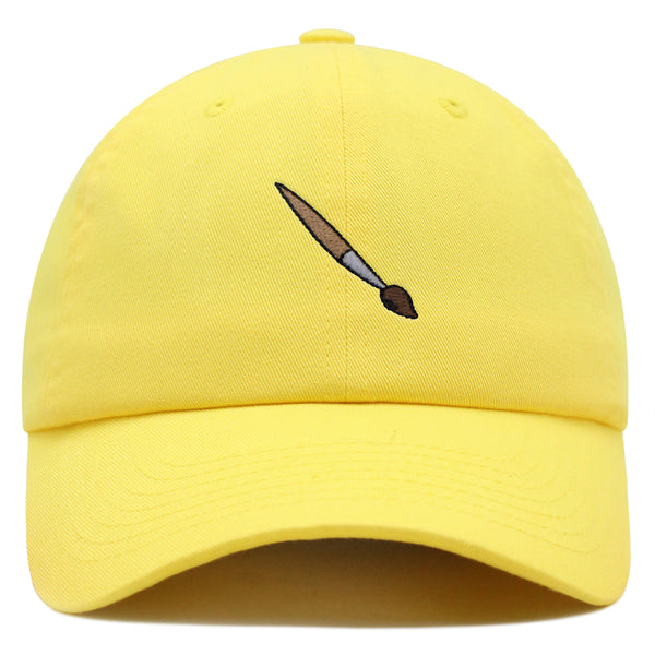 Artist Paiting Brush Premium Dad Hat Embroidered Cotton Baseball Cap Artistry Craftsmanship