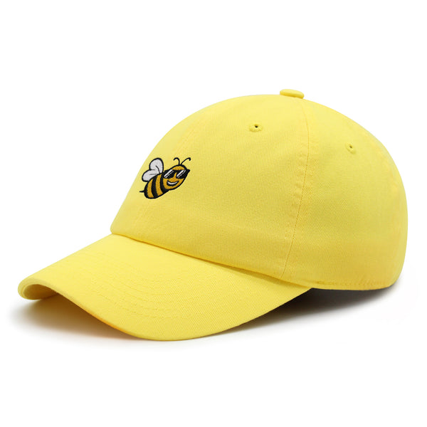 Cool Bee Premium Dad Hat Embroidered Cotton Baseball Cap Applique Insect