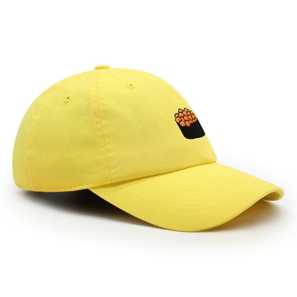 Salmon Roe Sushi Premium Dad Hat Embroidered Cotton Baseball Cap Ikura Nigiri
