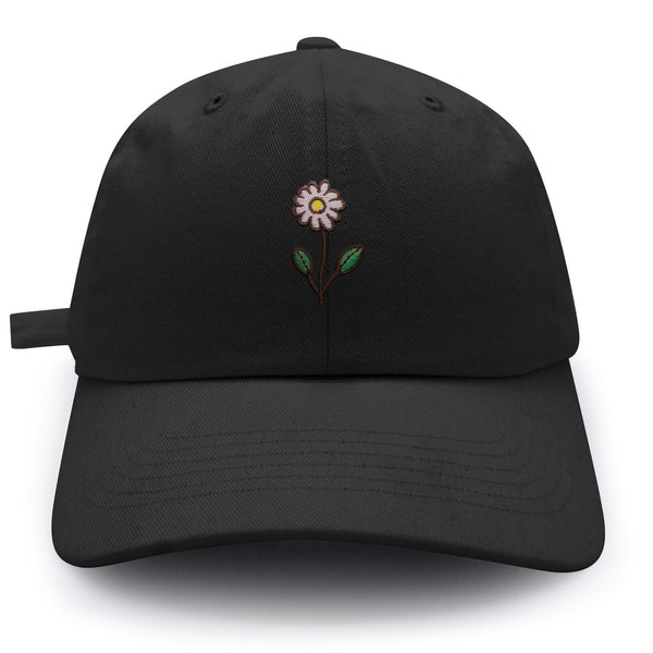 Flower Dad Hat Embroidered Baseball Cap Flower Pink