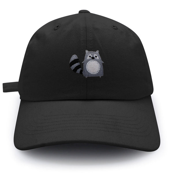 Racoon Dad Hat Embroidered Baseball Cap Cute Zoo