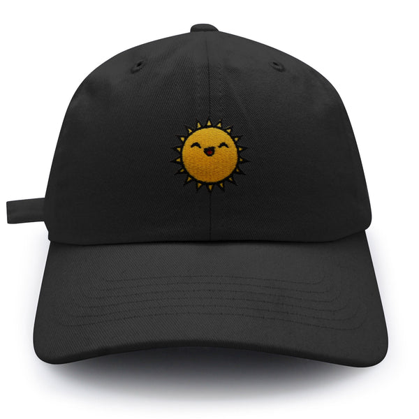 Happy Sun Dad Hat Embroidered Baseball Cap Sunny Summer Morning