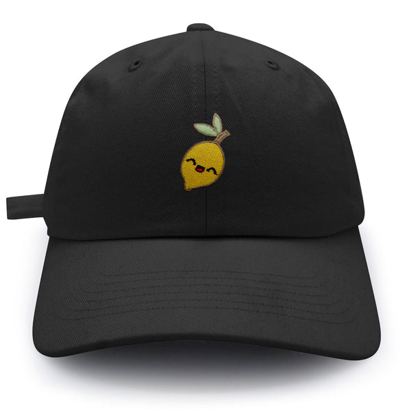 Lemon Dad Hat Embroidered Baseball Cap Vegan Vegetable