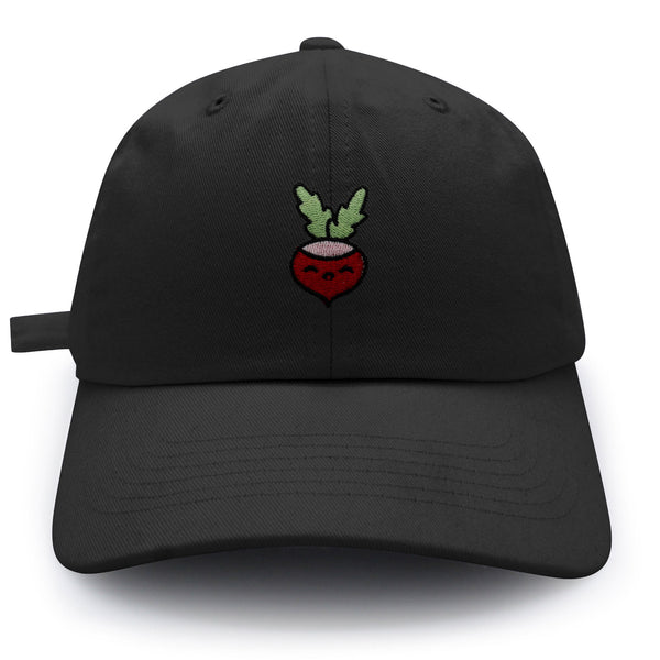 Radish Dad Hat Embroidered Baseball Cap Vegan Vegetable Farmer