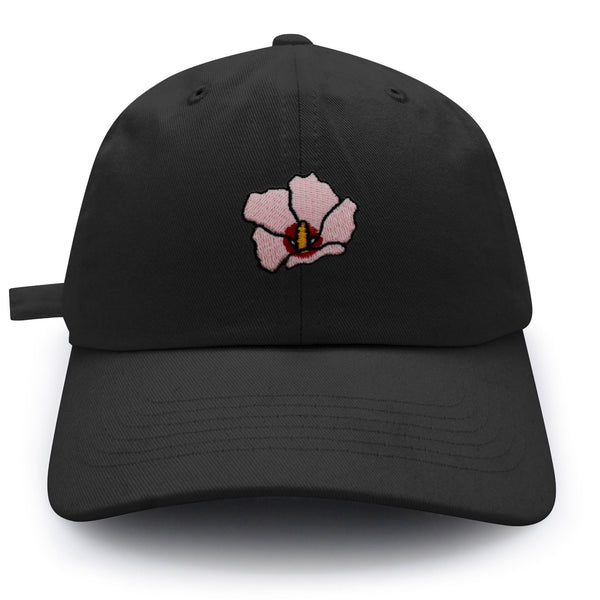 Rose of Sharon Dad Hat Embroidered Baseball Cap Hibiscus Hawaii