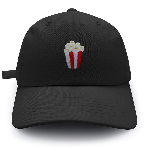 Popcorn Dad Hat Embroidered Baseball Cap Theater Foodie