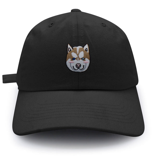 Odd eyes Dad Hat Embroidered Baseball Cap Huskey Dog