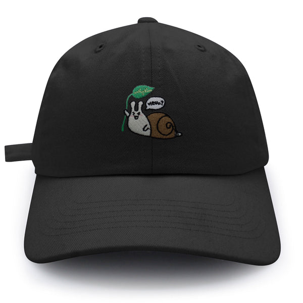 Hello Snail Dad Hat Embroidered Baseball Cap Cute Character