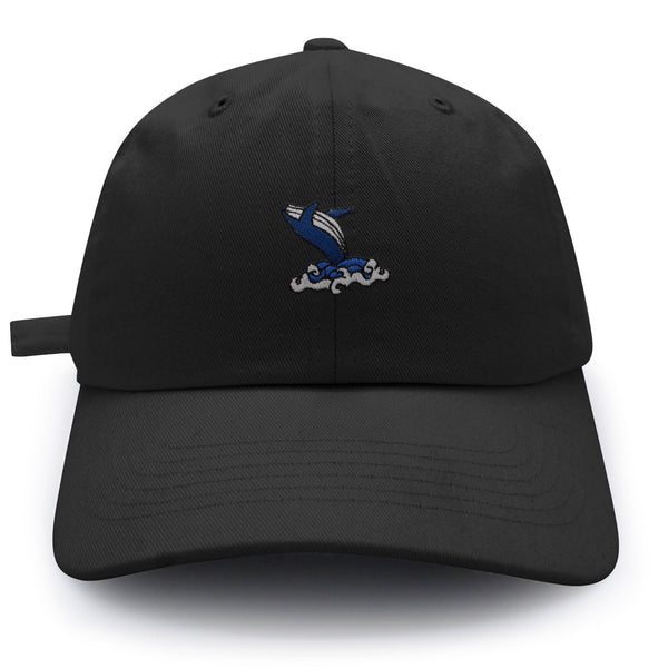 Whale Dad Hat Embroidered Baseball Cap Ocean Fish