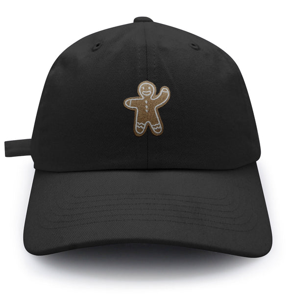 Gingerbread Man Dad Hat Embroidered Baseball Cap Holiday Cookie