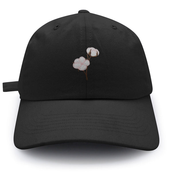 Cotton Flower Dad Hat Embroidered Baseball Cap Tree