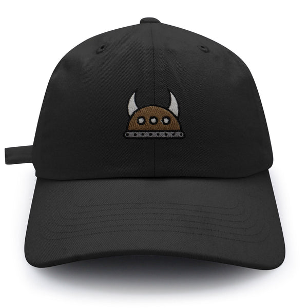 Horned Viking Helmet  Dad Hat Embroidered Baseball Cap Cartoon