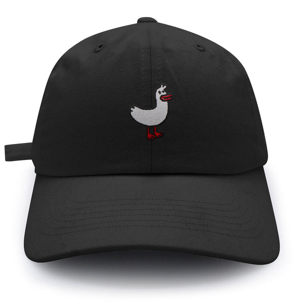 White Goose Dad Hat Embroidered Baseball Cap Cute Swan