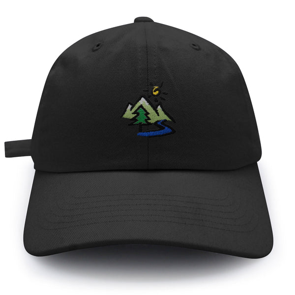 Mountain Dad Hat Embroidered Baseball Cap Image