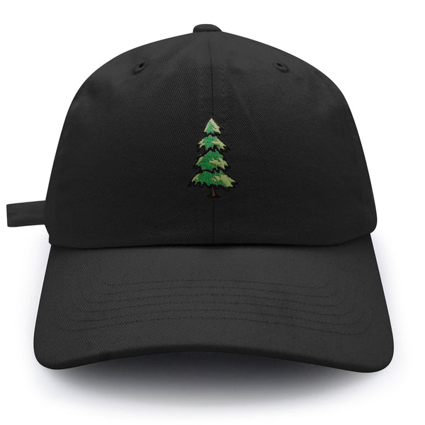 Pine Tree Dad Hat Embroidered Baseball Cap Mountain