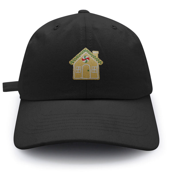 Gingerbread House  Dad Hat Embroidered Baseball Cap Holiday