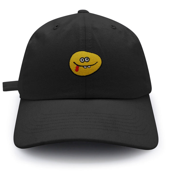 Silly Face Dad Hat Embroidered Baseball Cap Emoji