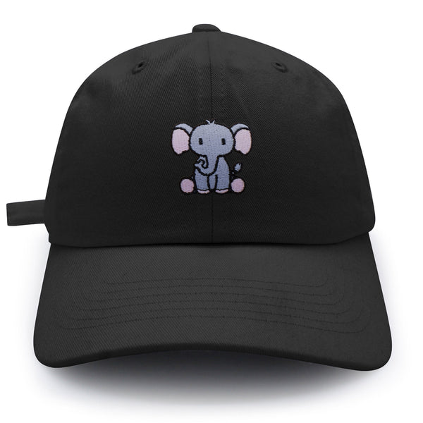 Sitting Elephant Dad Hat Embroidered Baseball Cap Cute Sitting