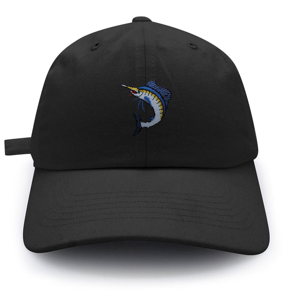 Marlin Dad Hat Embroidered Baseball Cap