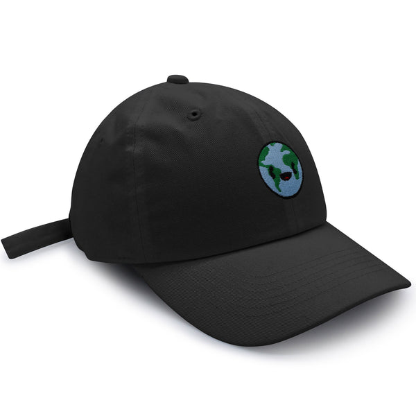 Happy Earth Dad Hat Embroidered Baseball Cap Earth Environment