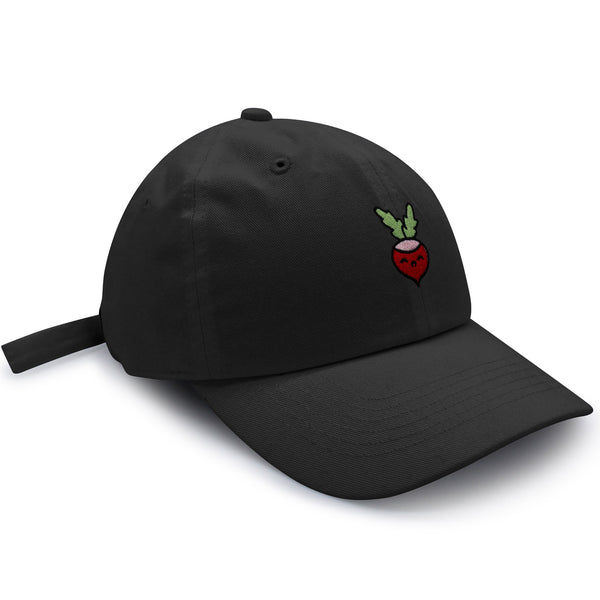 Radish Dad Hat Embroidered Baseball Cap Vegan Vegetable Farmer