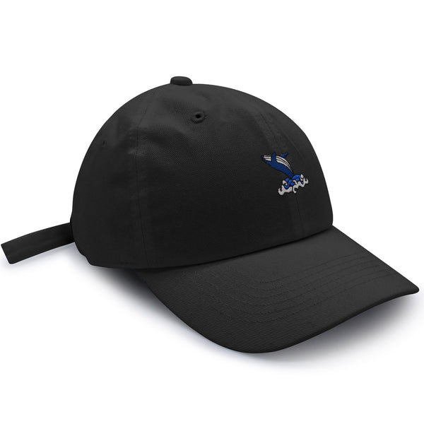 Whale Dad Hat Embroidered Baseball Cap Ocean Fish