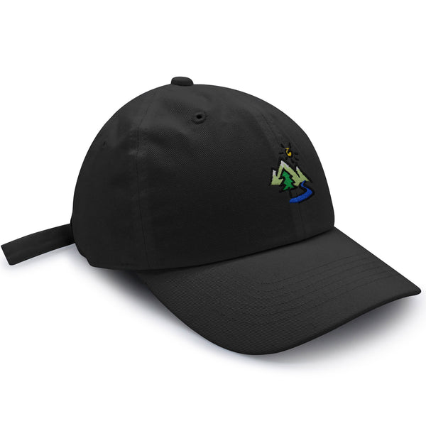 Mountain Dad Hat Embroidered Baseball Cap Image