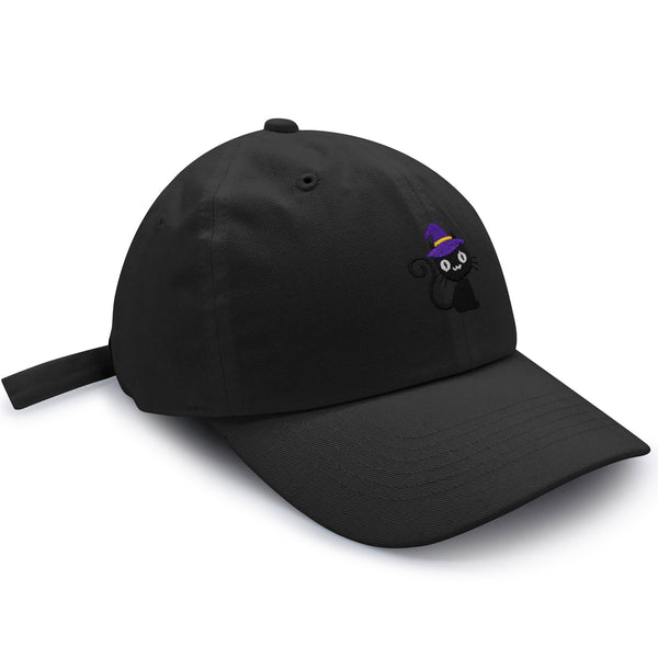 Halloween Cat Dad Hat Embroidered Baseball Cap Cute