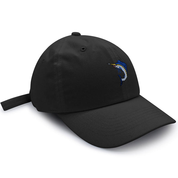 Marlin Dad Hat Embroidered Baseball Cap