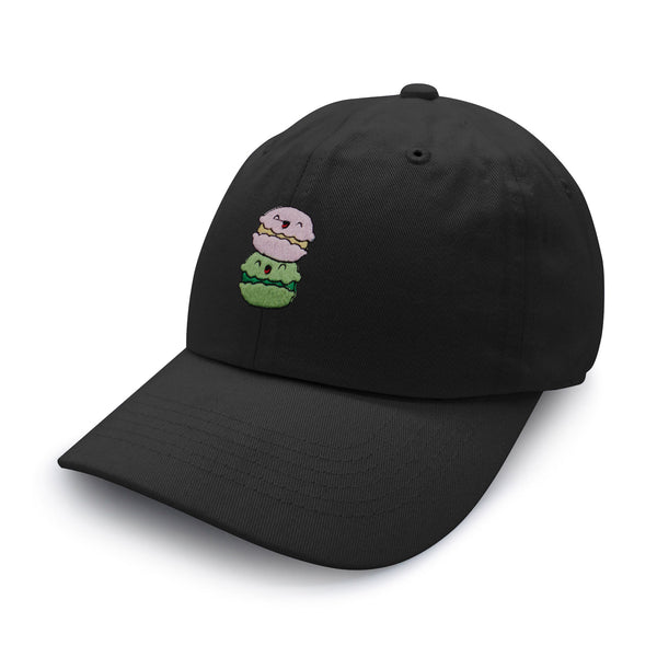 Macaron Dad Hat Embroidered Baseball Cap Snack Foodie