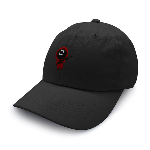 Squidman Dad Hat Embroidered Baseball Cap Game Death