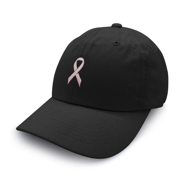 Pink Ribbon Dad Hat Embroidered Baseball Cap Breast Cancer