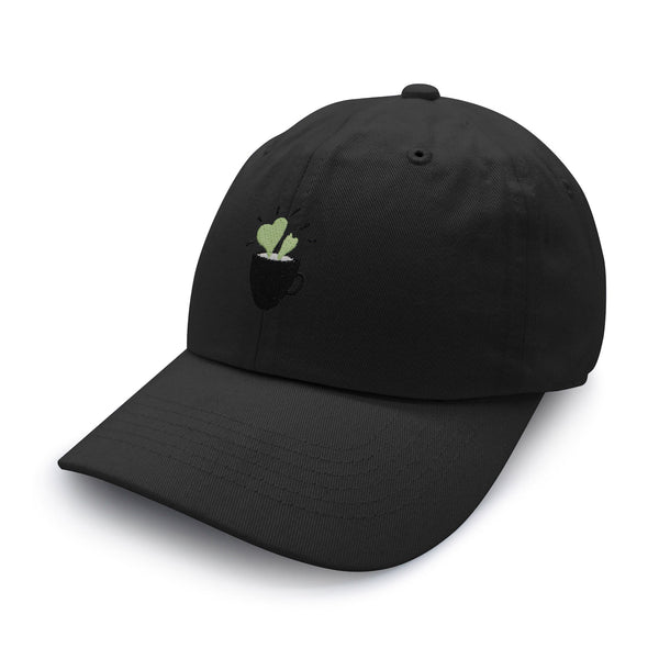 Plant in Mug Dad Hat Embroidered Baseball Cap Plant