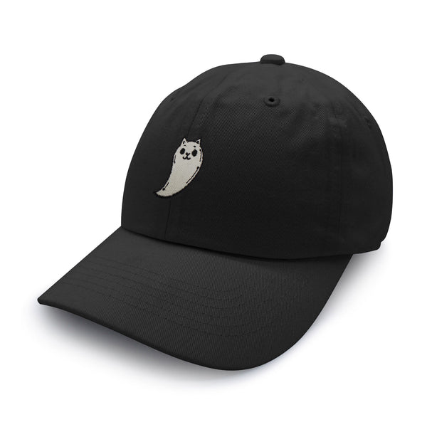 Ghost Cat  Dad Hat Embroidered Baseball Cap Cute