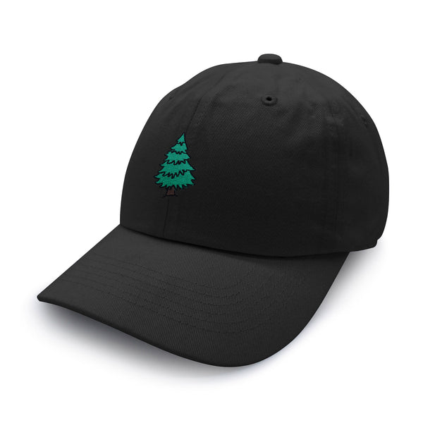 Pine Tree Dad Hat Embroidered Baseball Cap Forest Camping