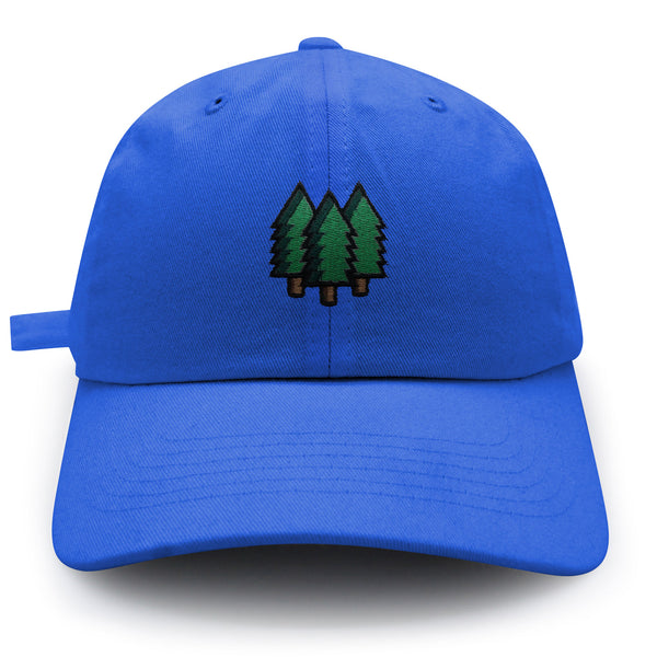 Trees Dad Hat Embroidered Baseball Cap Forest Hiking