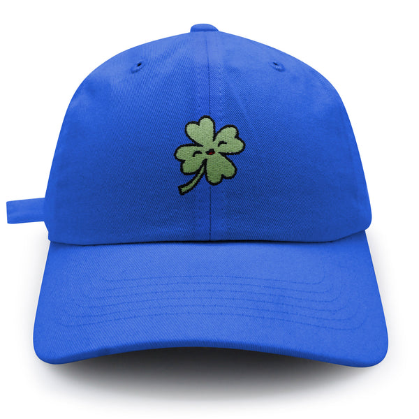 Clover Dad Hat Embroidered Baseball Cap Lucky Flower