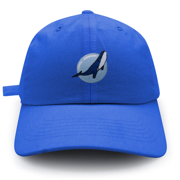 Whale Dad Hat Embroidered Baseball Cap Fishing Nature