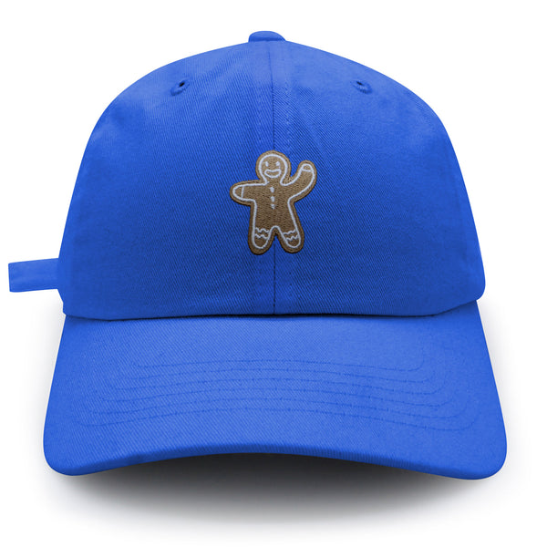 Gingerbread Man Dad Hat Embroidered Baseball Cap Holiday Cookie