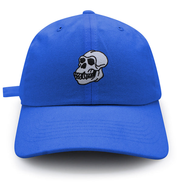 Gorilla Skull Dad Hat Embroidered Baseball Cap Skelton