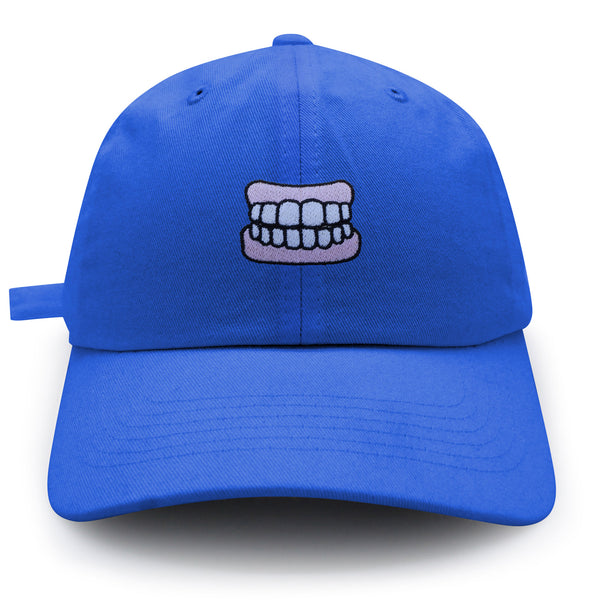 Dentures Dad Hat Embroidered Baseball Cap Funny