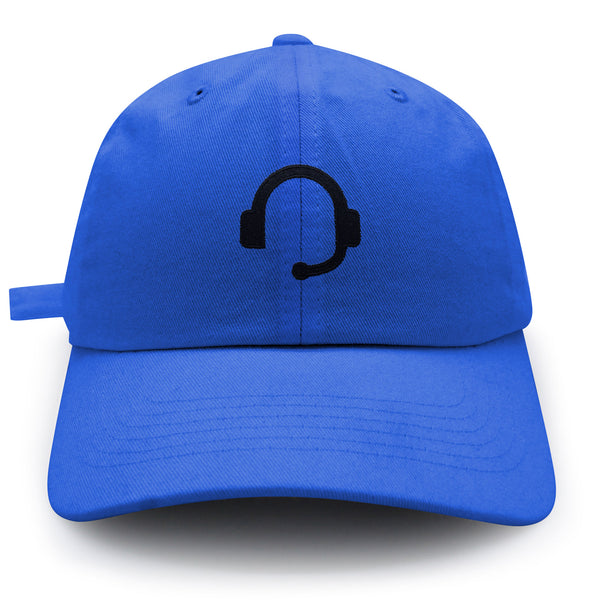 Gaming Headphones Dad Hat Embroidered Baseball Cap Symbol